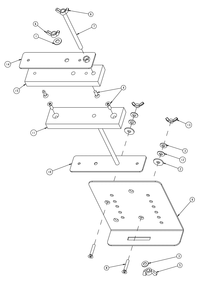 Section 04 Diagram and Parts List for BD 172668 MK Diamond Miter Saw